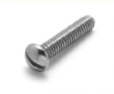PARAFUSO ROSCA MAQUINA CABEÇA REDONDA FENDA INOX - UNC