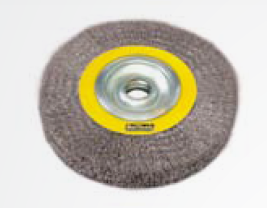 ESCOVA CIRCULAR ONDULADA AÇO CARBONO - POLIDO