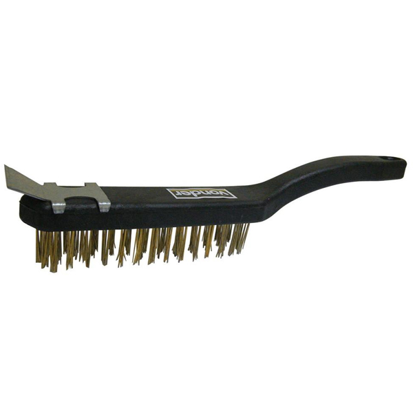 ESCOVA MANUAL DE AÇO COM ESPÁTULA