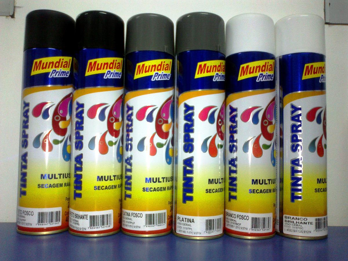 TINTA SPRAY MUNDIAL (CORES)